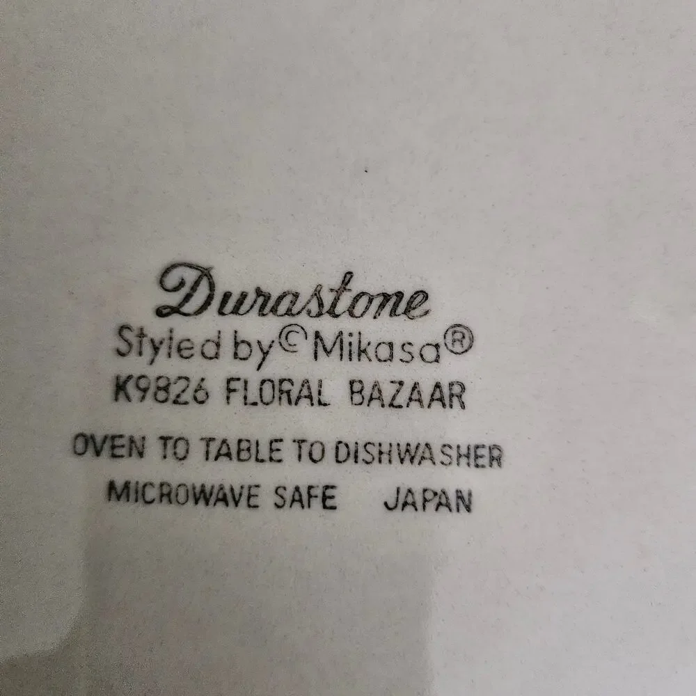 Durastone Mikasa K9826 Floral Bazaar 12